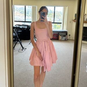 Pink bubble dress